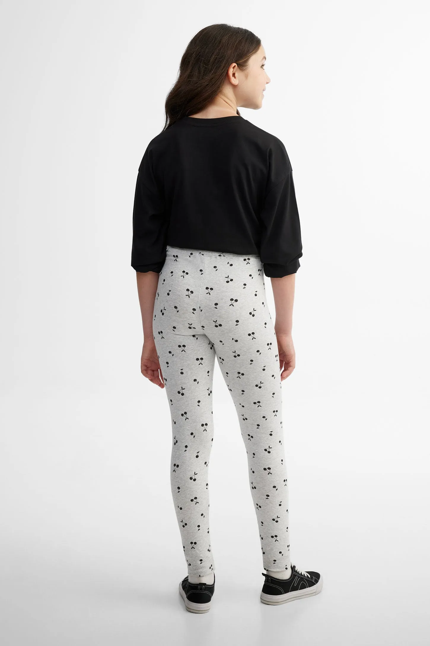 Lot de 2 leggings en coton - Ado fille