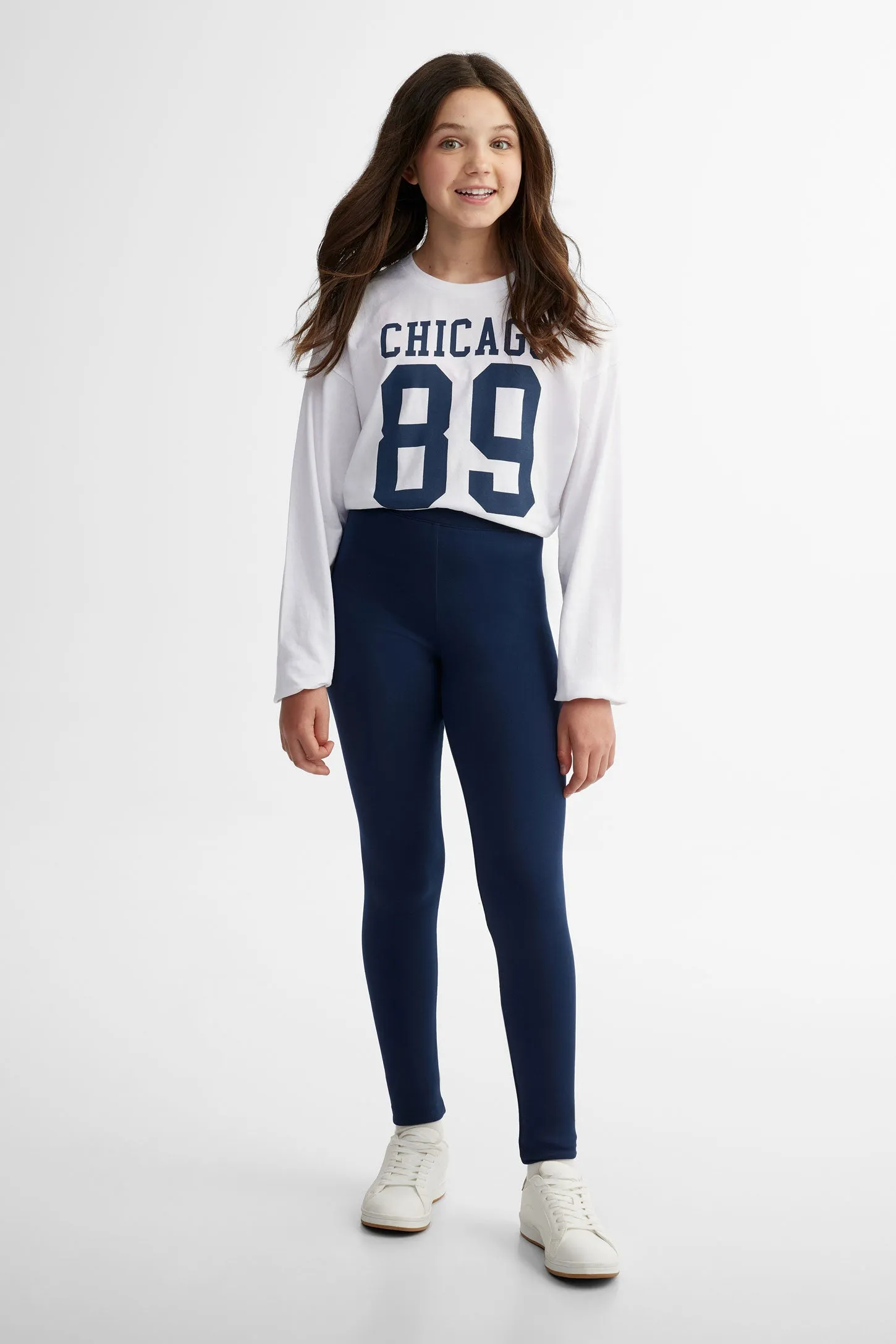 Lot de 2 leggings en coton - Ado fille