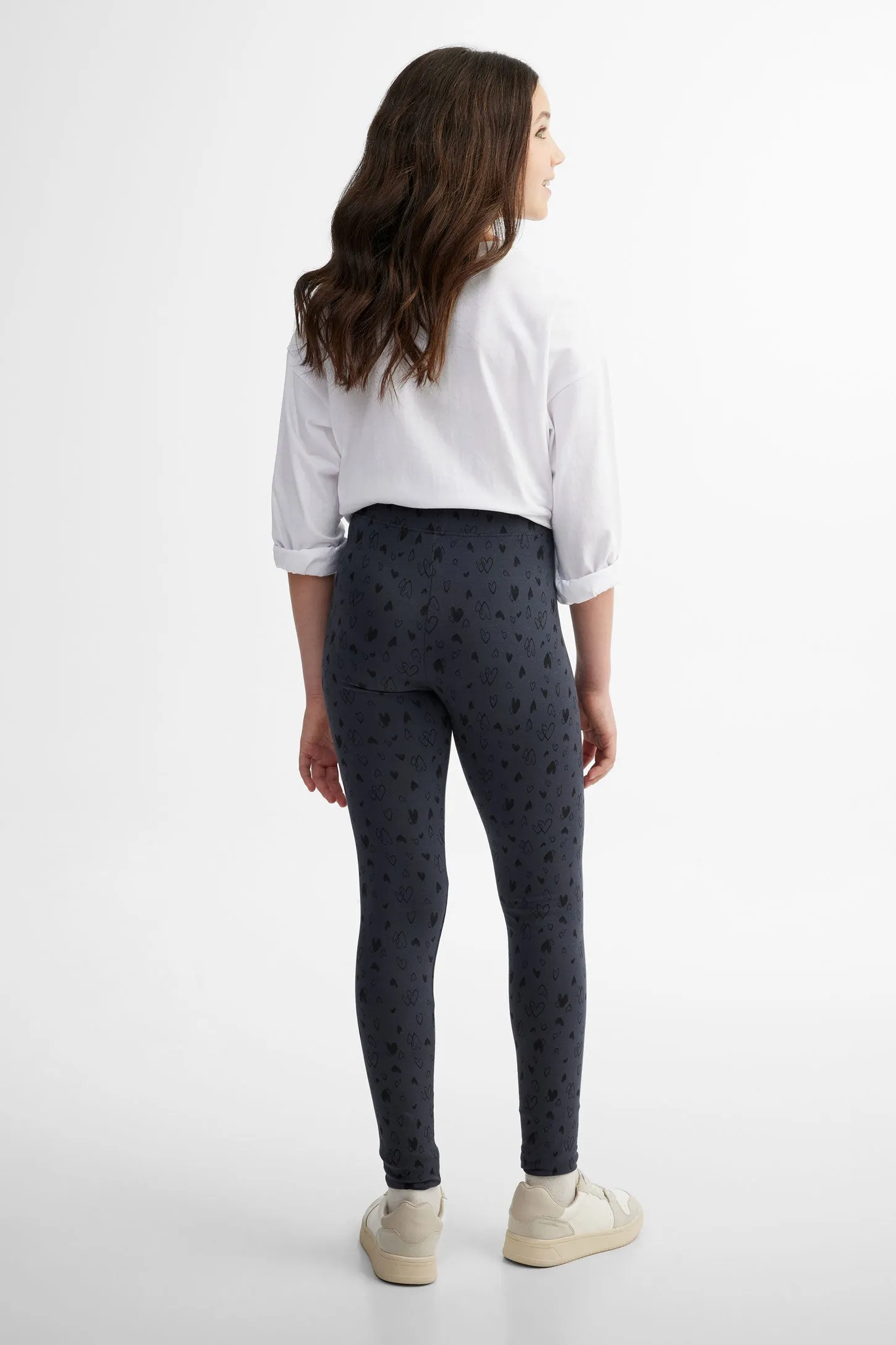Lot de 2 leggings en coton - Ado fille