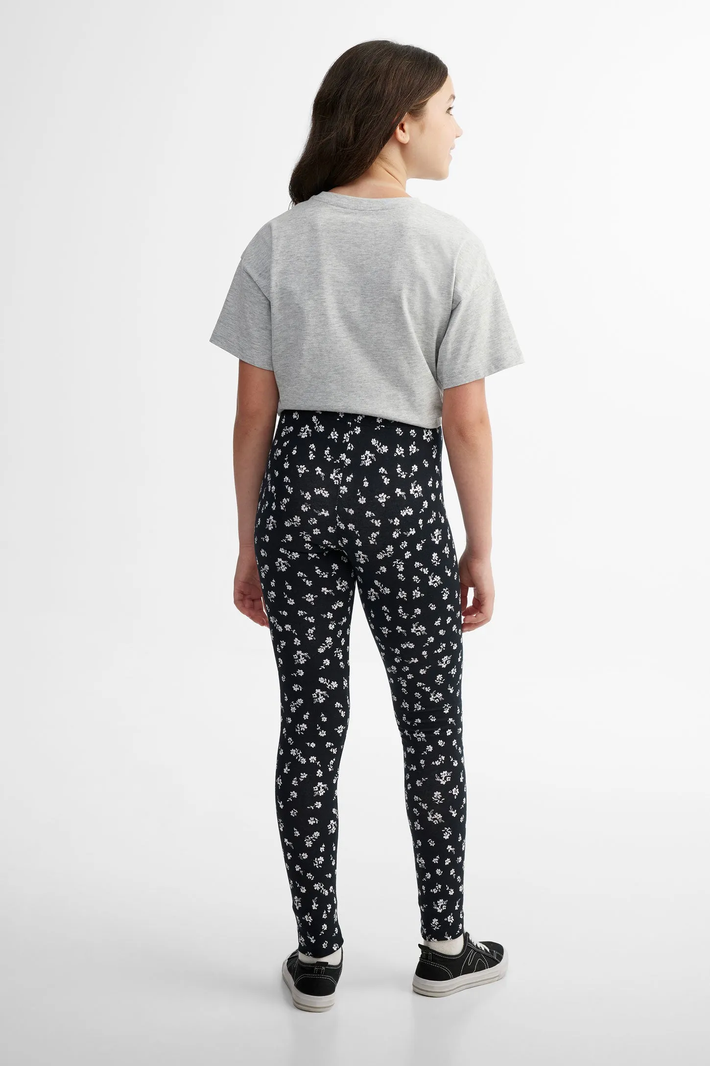 Lot de 2 leggings en coton - Ado fille