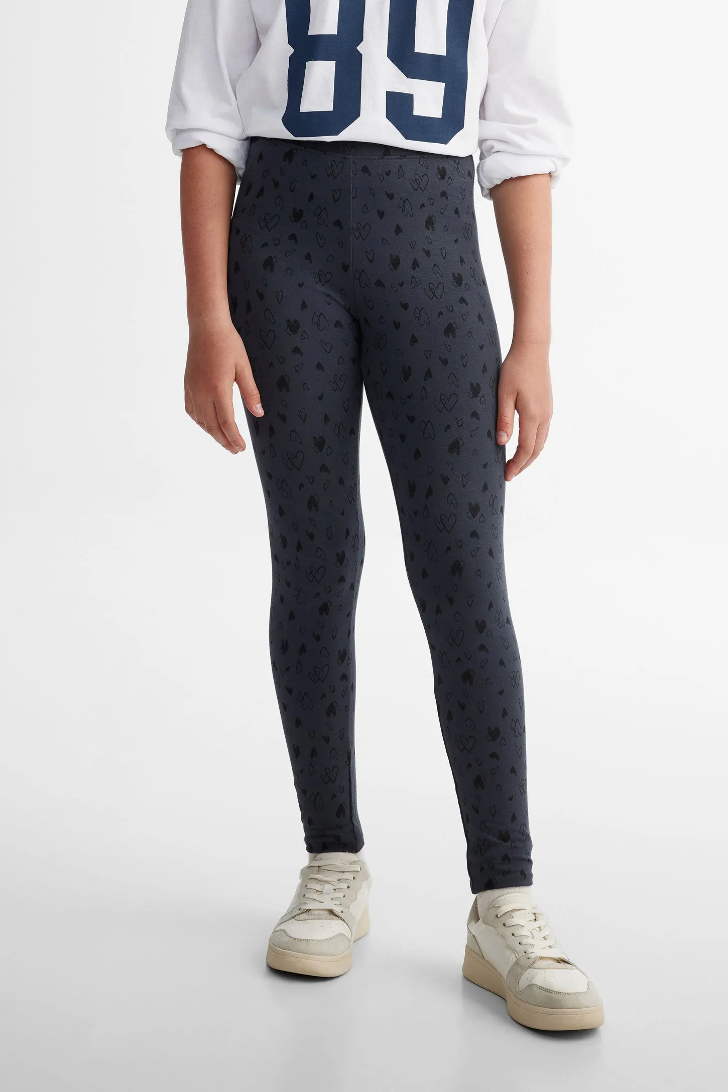 Lot de 2 leggings en coton - Ado fille