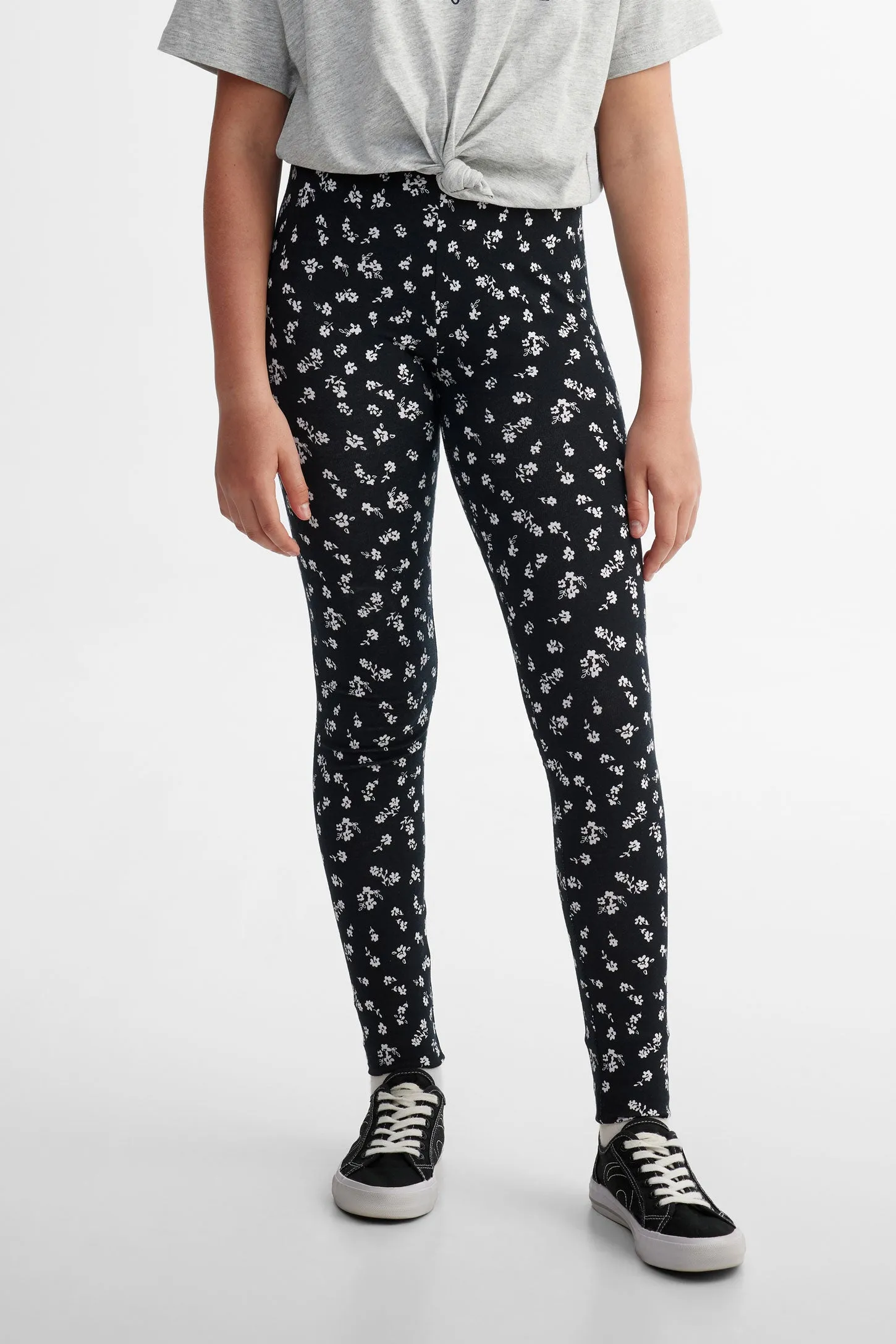 Lot de 2 leggings en coton - Ado fille