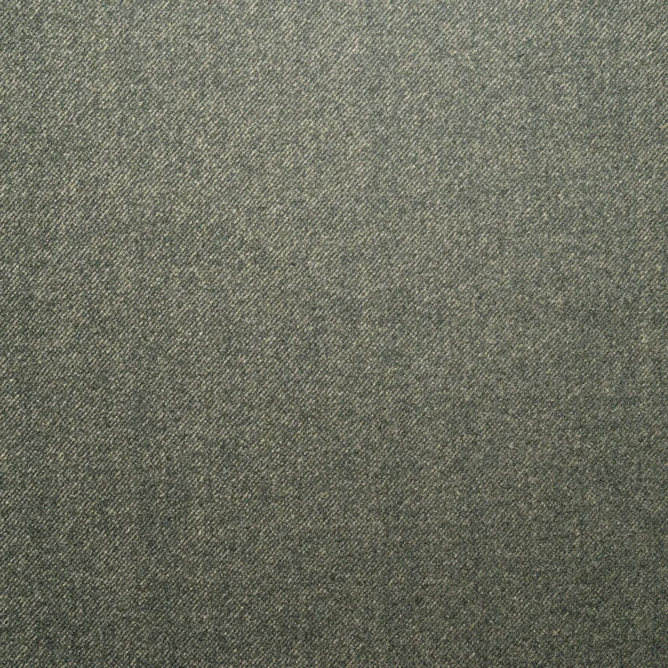 Navy & Olive Green Double-Faced Pure Wool