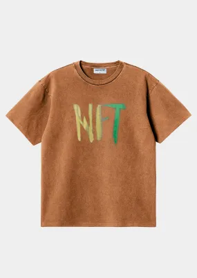 NFT Heavy Oversized Washed Tee - Orange