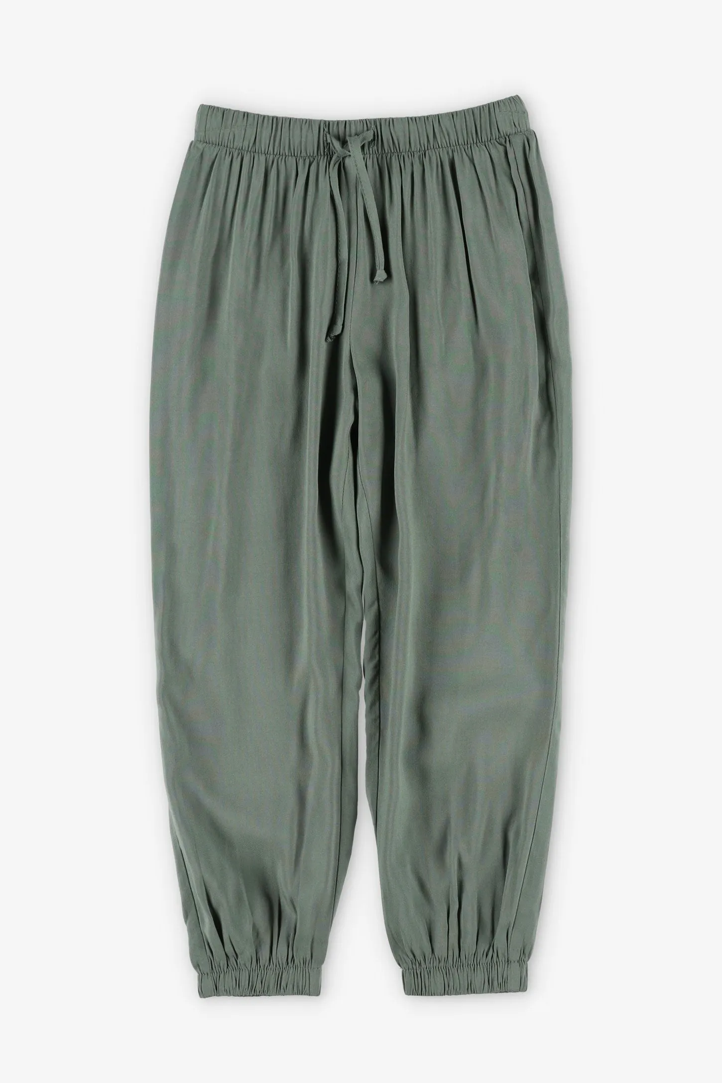 Pantalon jogger en challis - Enfant fille