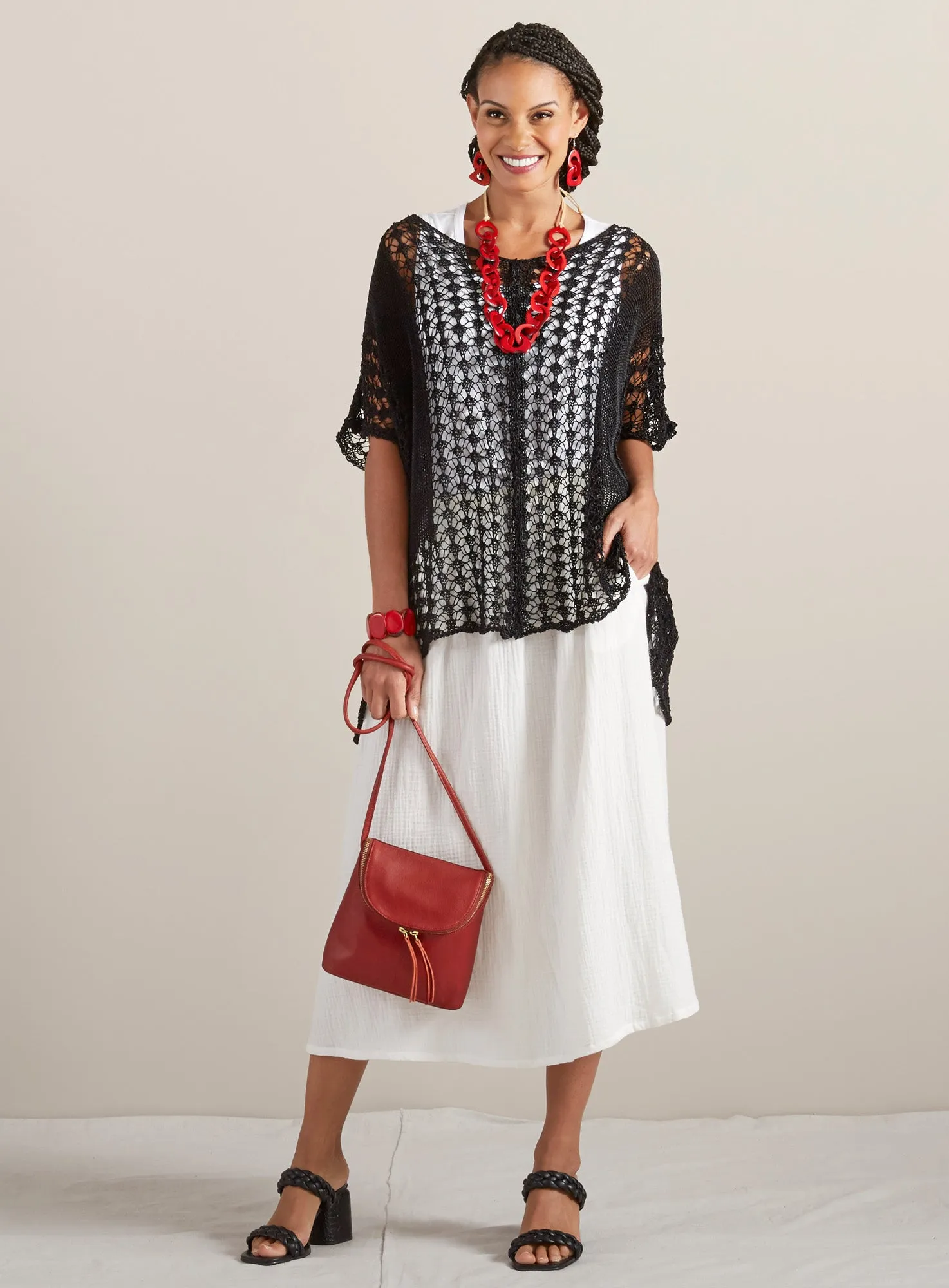 Pattern Peek Cover-up FINAL SALE (No Returns)