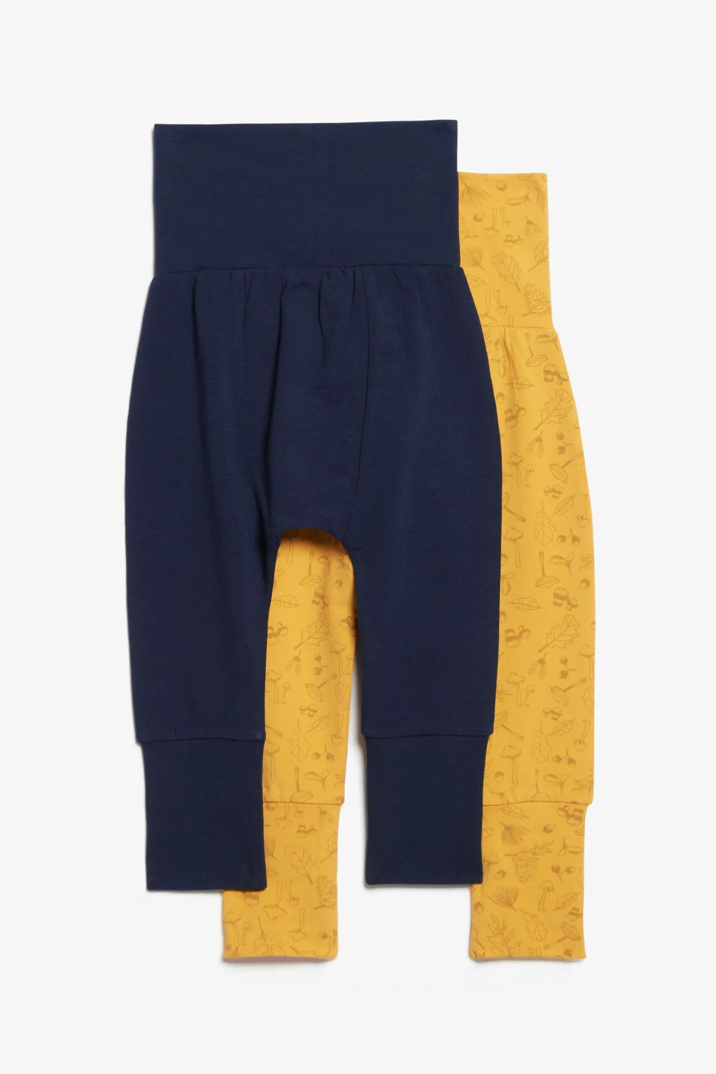Prix pop, Lot de 2 leggings évolutifs en coton - Bébé fille