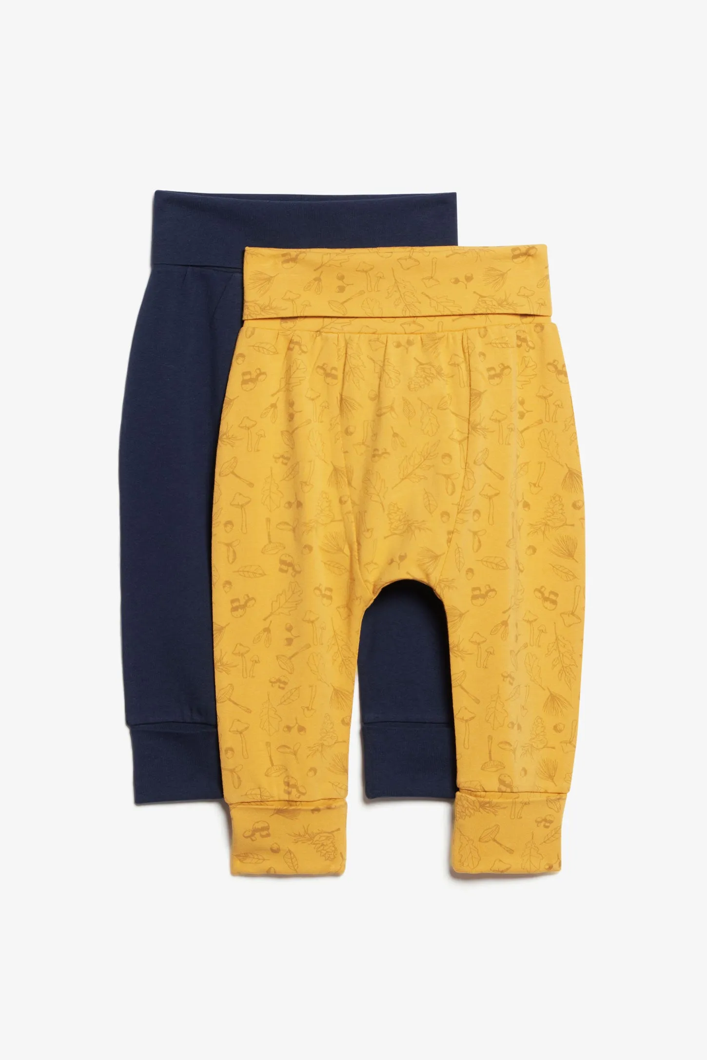 Prix pop, Lot de 2 leggings évolutifs en coton - Bébé fille