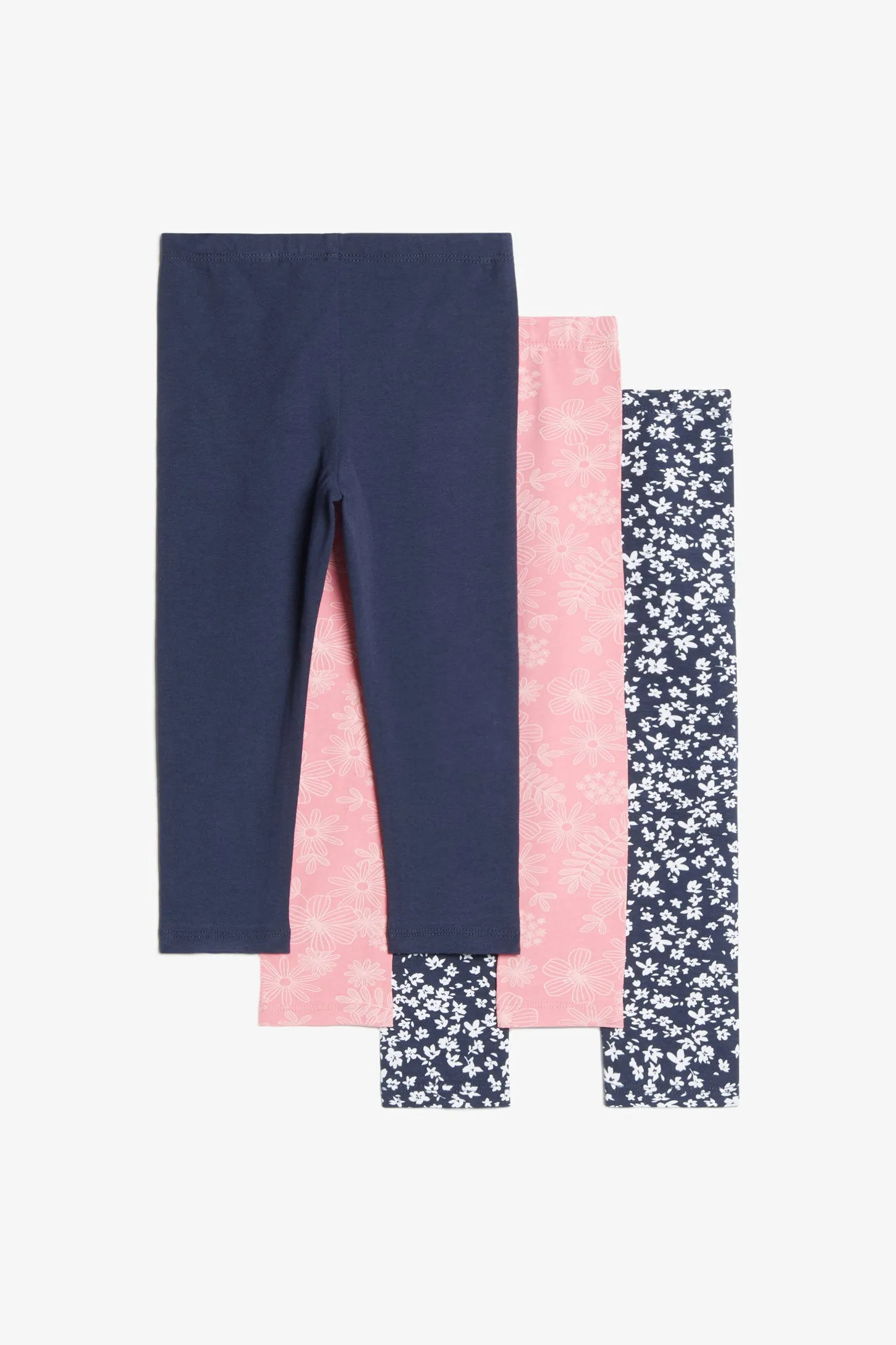 Prix pop, Lot de 3 leggings en coton, 2T-3T - Bébé fille