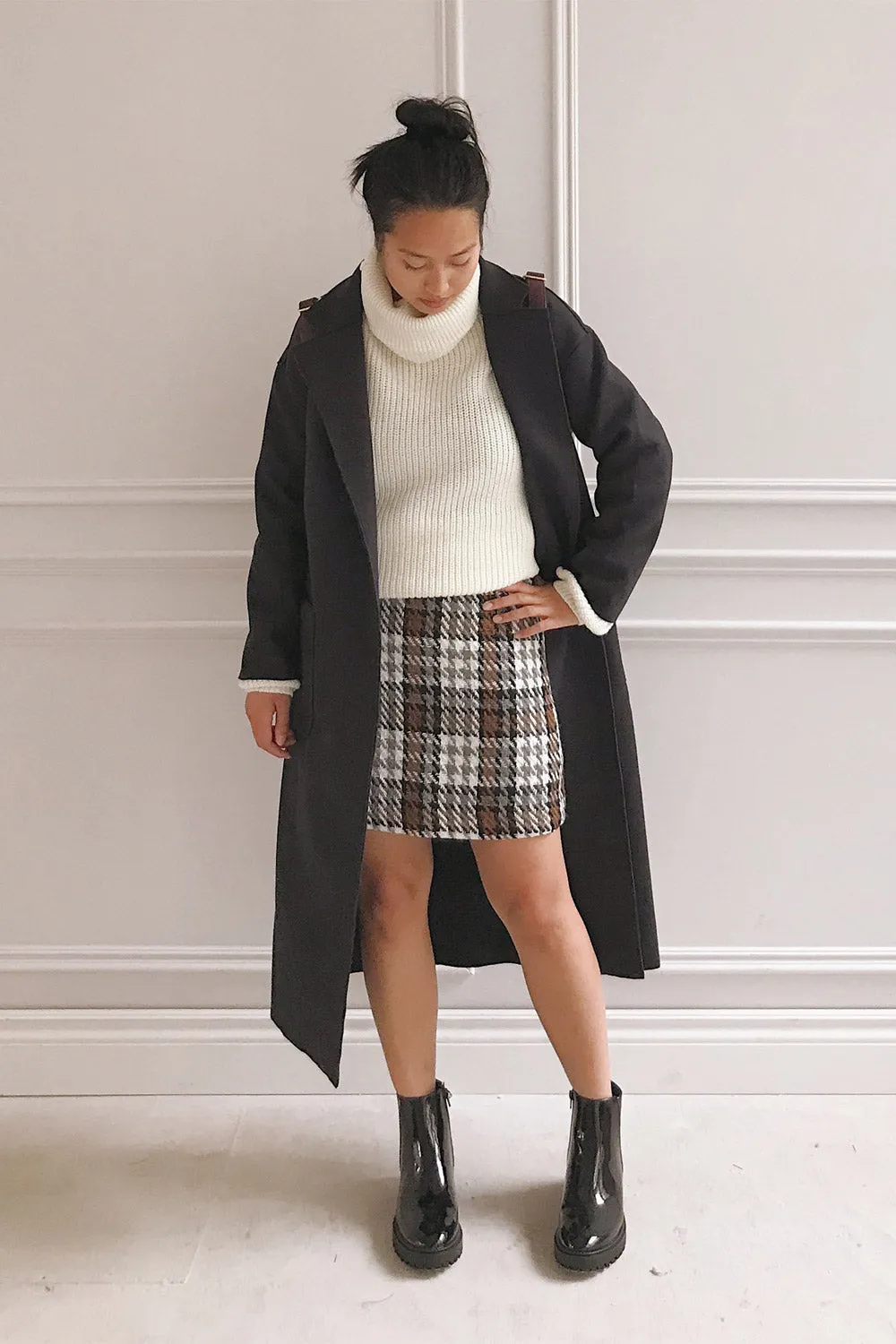 Rennes Burgundy | Knit Turtleneck Sweater