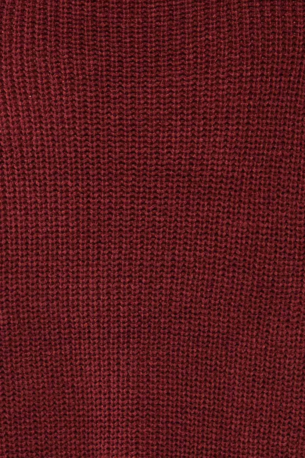 Rennes Burgundy | Knit Turtleneck Sweater