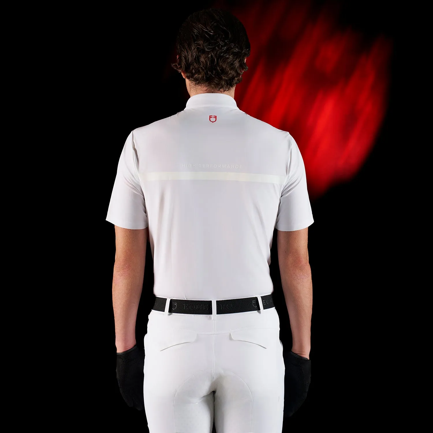 Ridertech Men's Short Sleeve Show Shirt with Zip