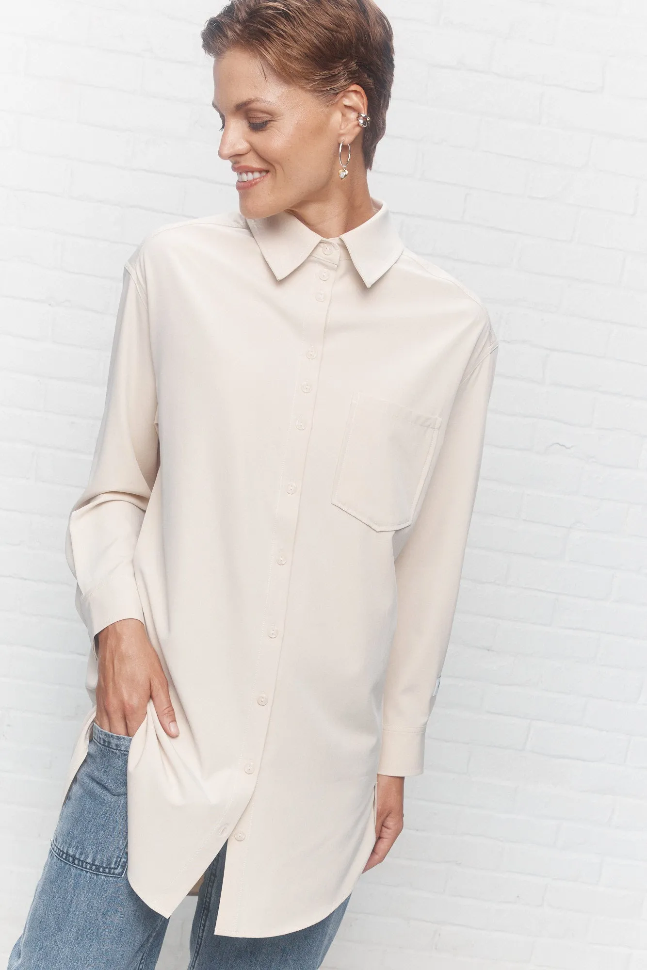 Roe | Chemise ample naturel