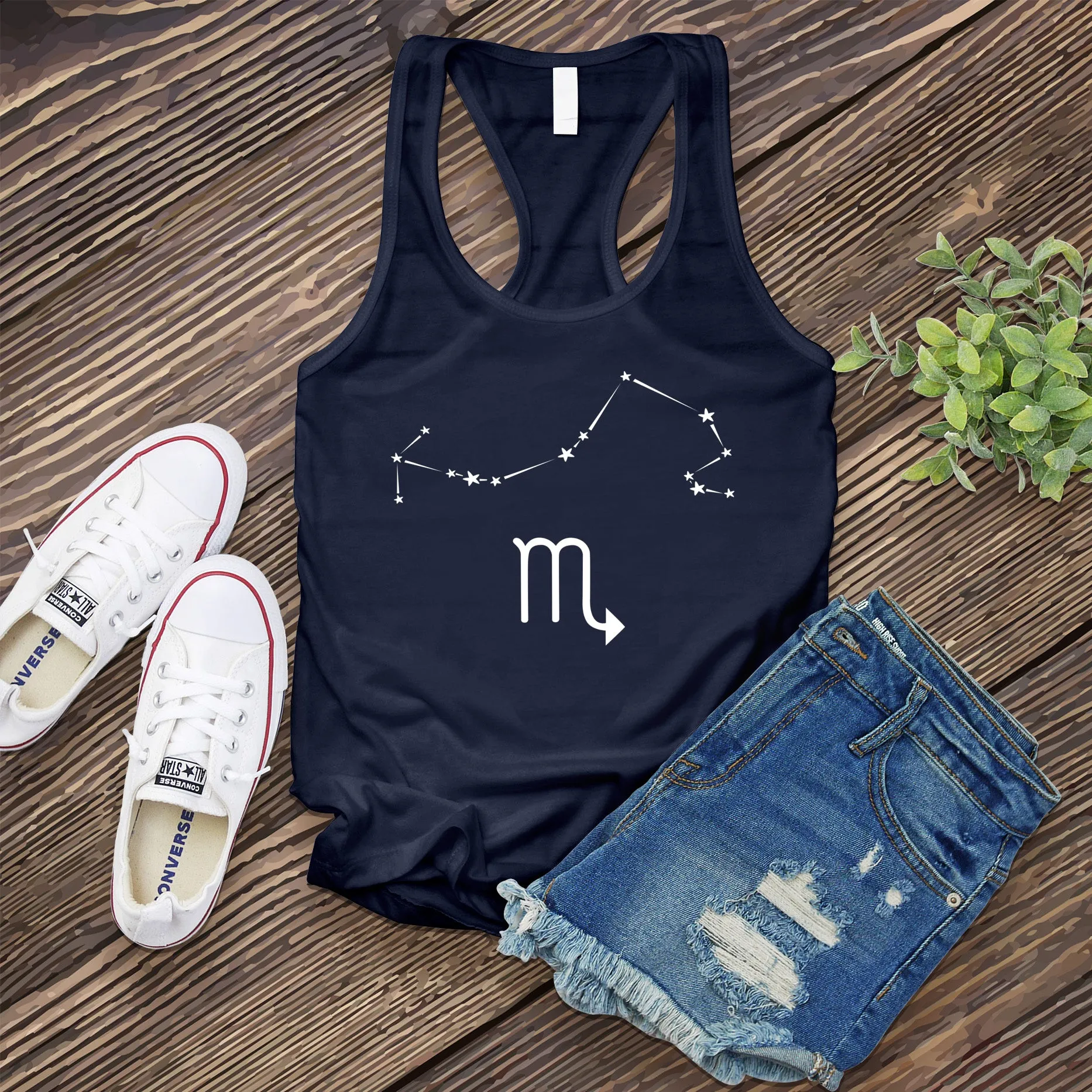 Scorpio Symbol Constellation Women's Tank Top