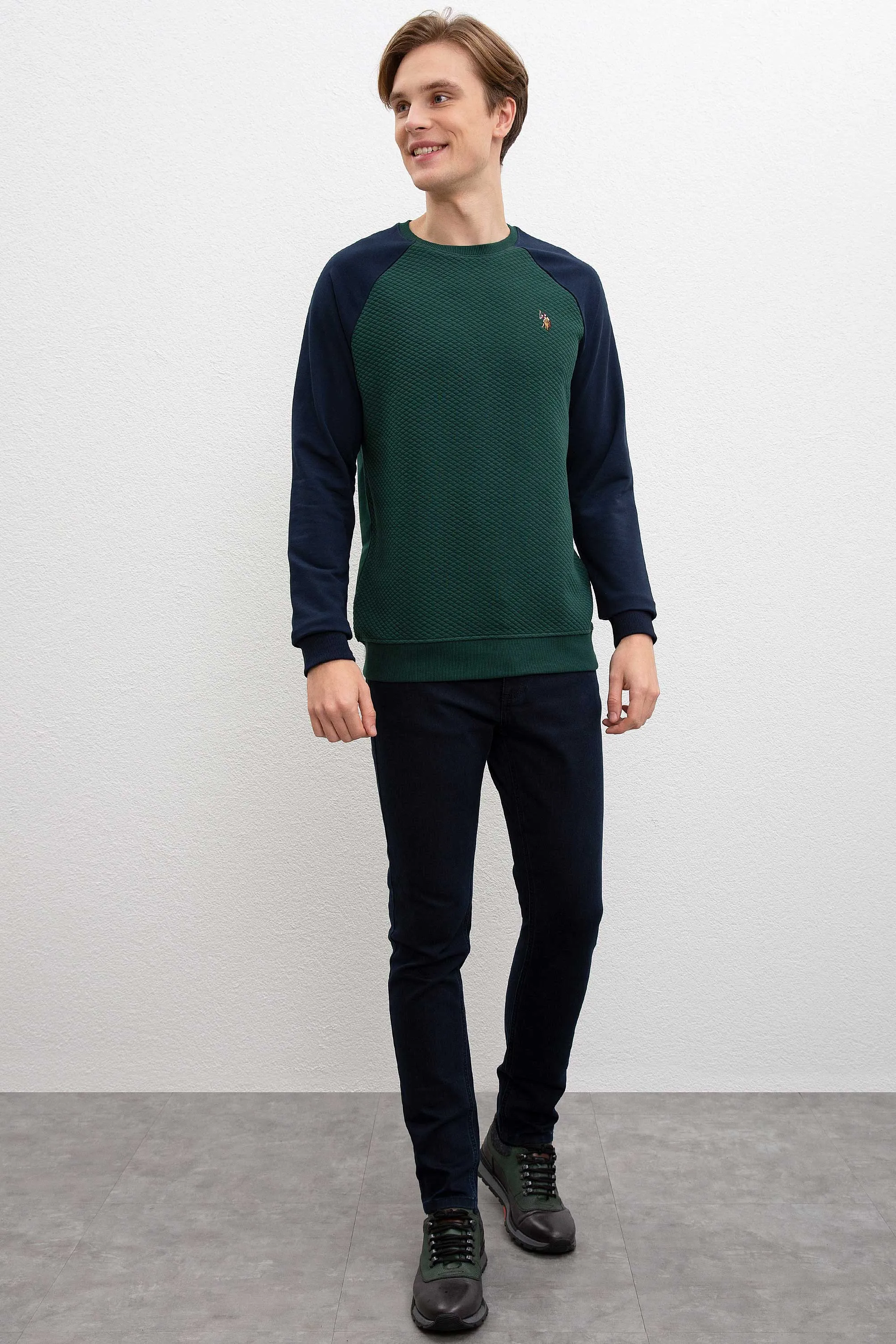 Sweatshirt LYMAN GREEN FONCE