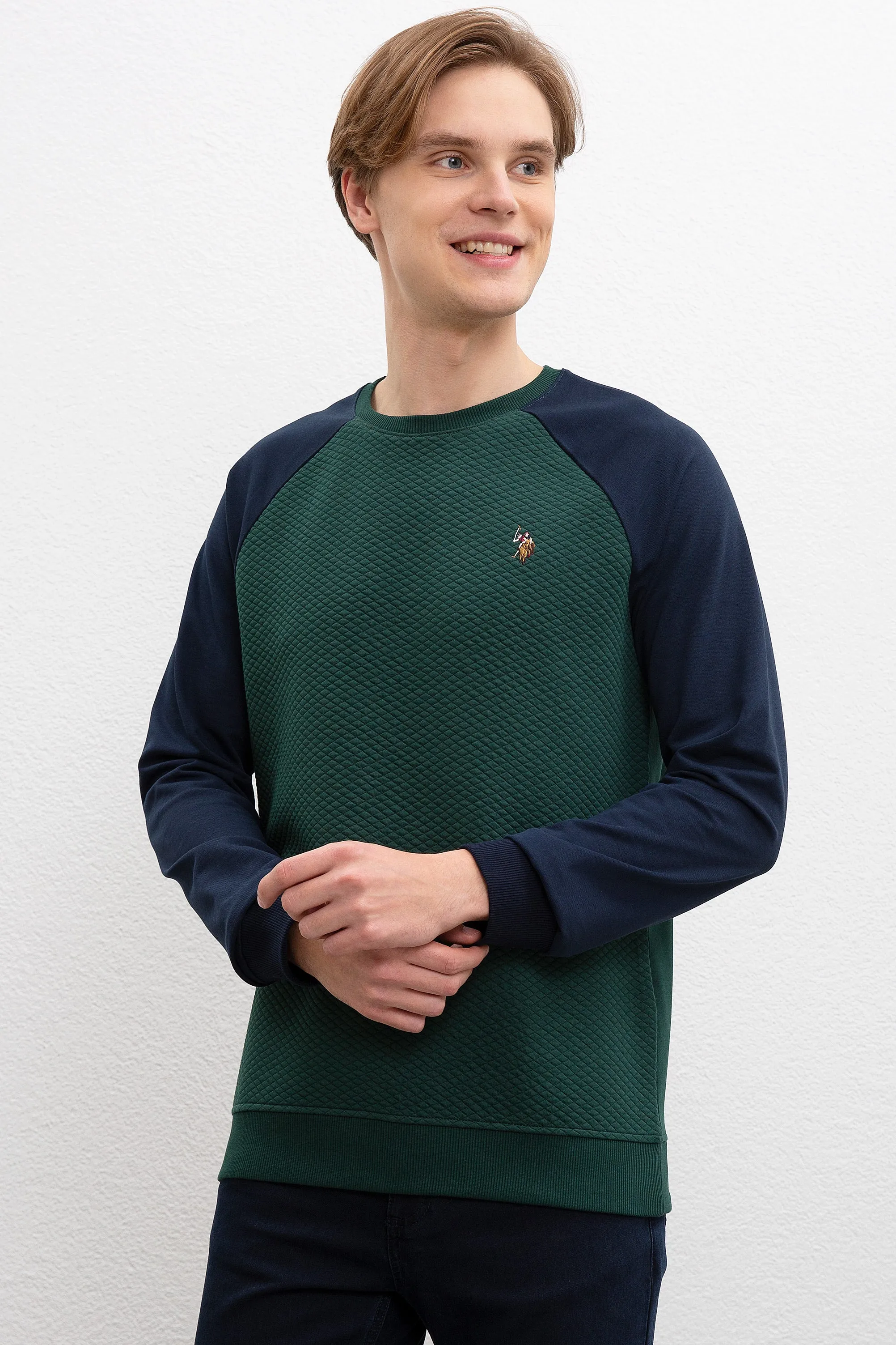 Sweatshirt LYMAN GREEN FONCE