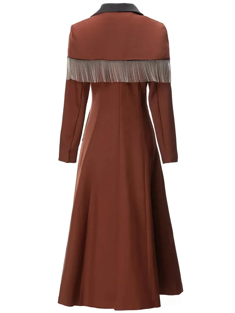 Tassel Trench Coat