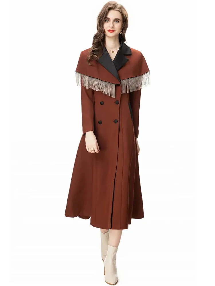 Tassel Trench Coat