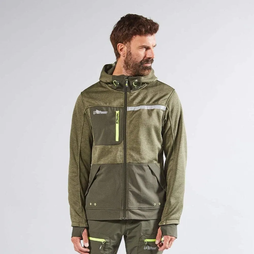 U-POWER GALAXY ZIPPED HOODED SWEATSHIRT