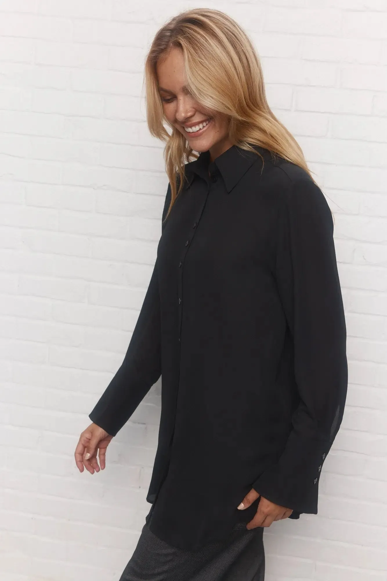 Valentine | Chemise noire