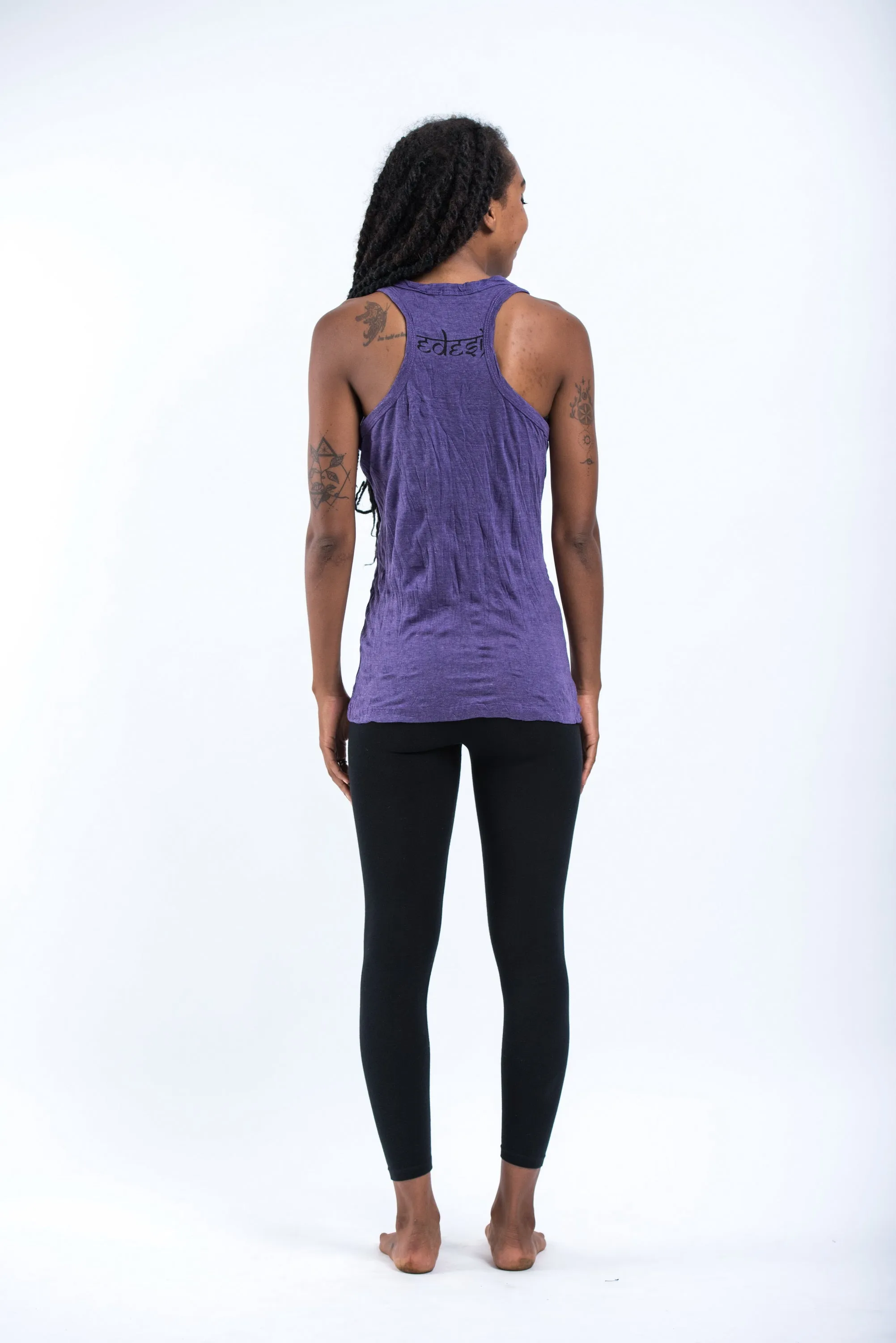 Womens Dreamcatcher Tank Top in Purple
