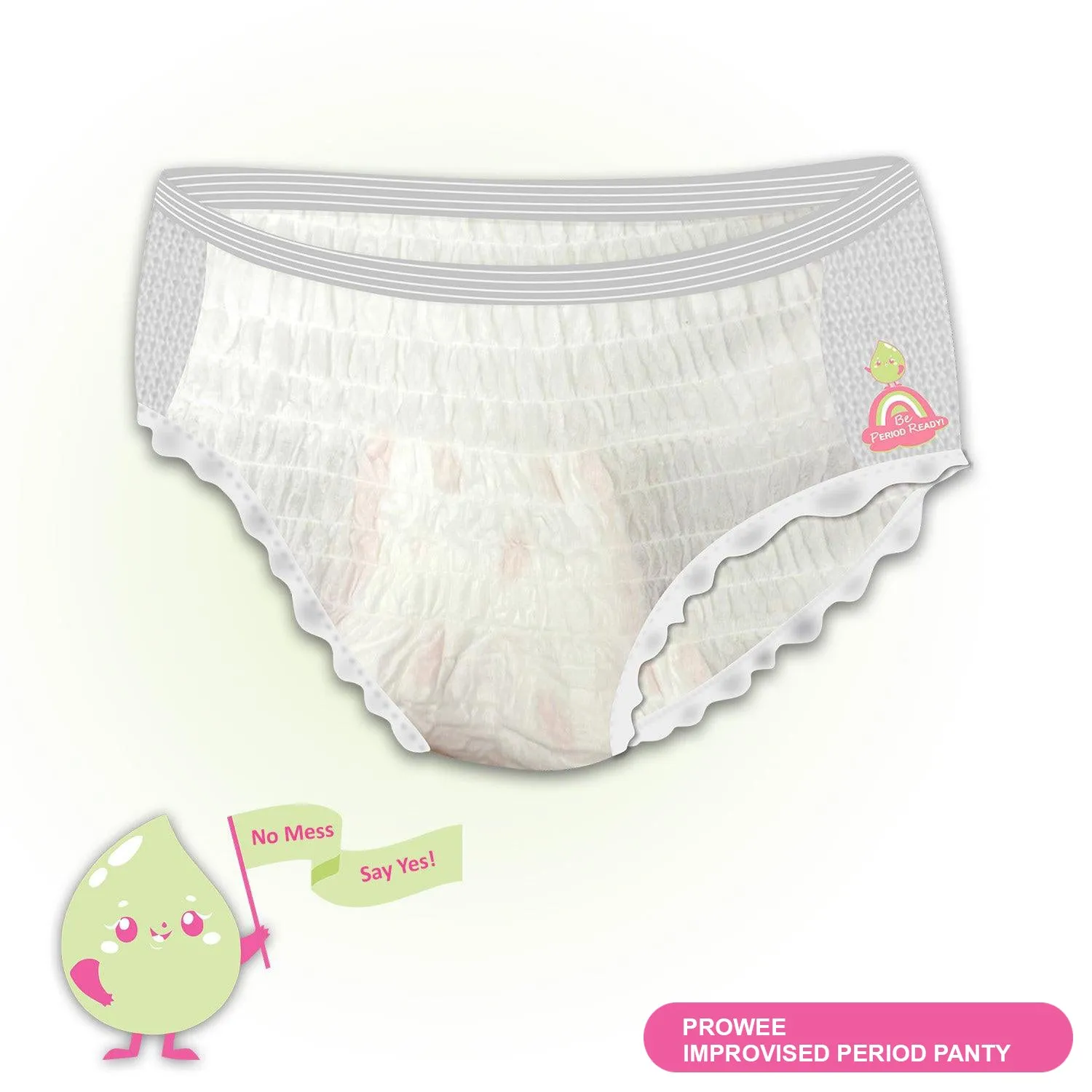 XL Size Improvised Period Panty-Panties designed for Heavy Flow,360 Degree Coverage with Leak Guard and Ultra-Absorbent Core, All night protection from heavy flow. PROWEE- Improvised Period Panty