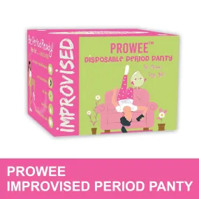 XL Size Improvised Period Panty-Panties designed for Heavy Flow,360 Degree Coverage with Leak Guard and Ultra-Absorbent Core, All night protection from heavy flow. PROWEE- Improvised Period Panty